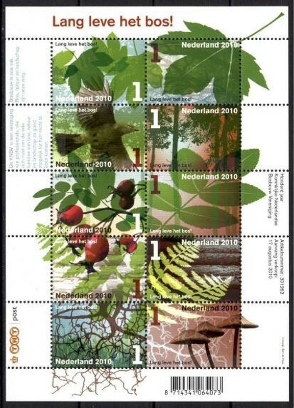 Birds 2009 Netherlands sheet