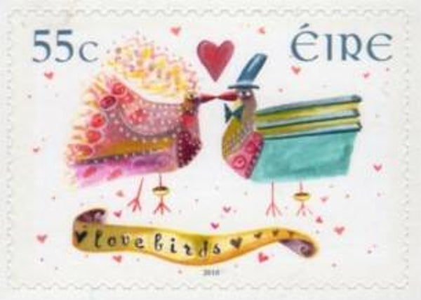 Birds 2010 Ireland stamp self adhesive