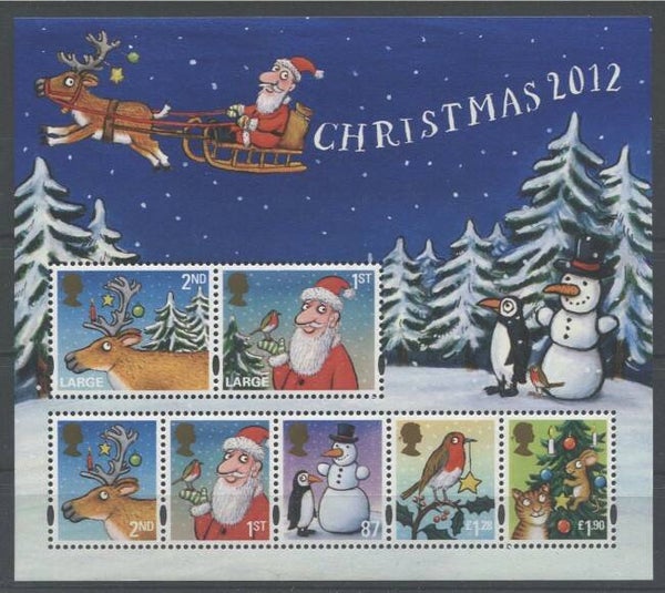 Birds 2012 Great Britain miniature sheet