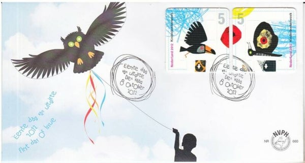 Birds 2012 Netherlands FDC