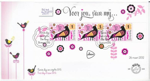 Birds 2012 Netherlands FDC 2