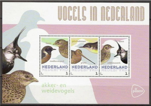 Birds 2014 Netherlands souvenir sheet 1