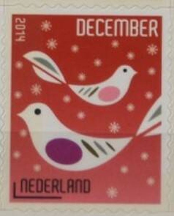 Birds 2014 Netherlands stamp