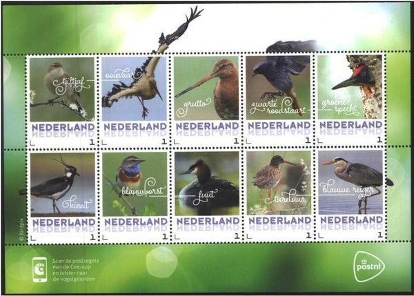 Birds 2017 Netherlands sheet 2