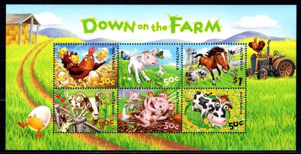 Birds Chickens 2005 Australia miniature sheet