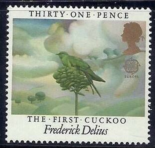 Birds (Cuculus canorus) Common Cuckoo 1985 Great Britain stamp
