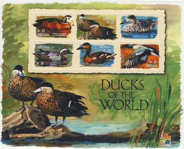 Birds Ducks 2000 Grenada miniature sheet