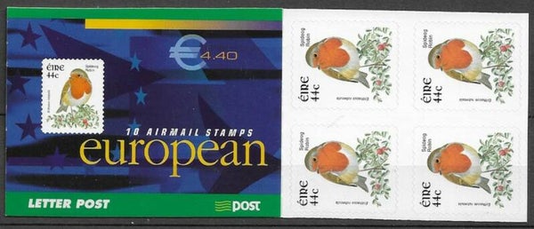Birds (Erithacus rubecula) European Robin 2002 Ireland booklet 4_40