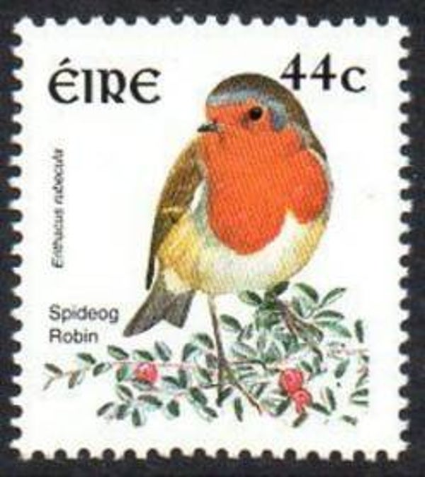 Birds (Erithacus rubecula) European Robin 2002 Ireland stamp 44c