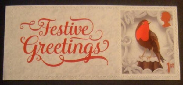 Birds (Erithacus rubecula) European Robin 2016 Great Britain smiler stamp