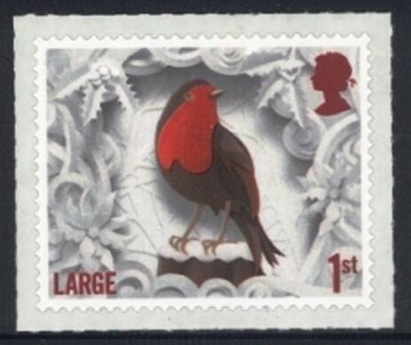 Birds (Erithacus rubecula) European Robin 2016 Great Britain stamp large