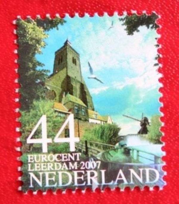 Birds Gulls 2007 Netherlands stamp