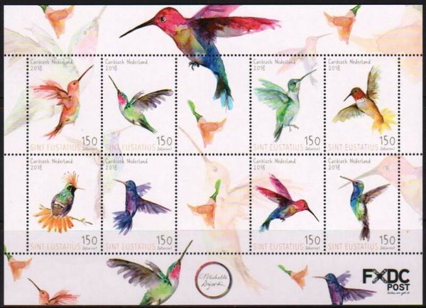 Birds Hummingbirds 2018 St_Eustatius sheet