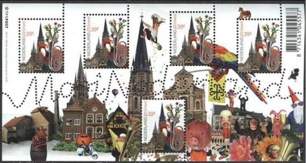 Birds Parrots 2006 Netherlands souvenir sheet