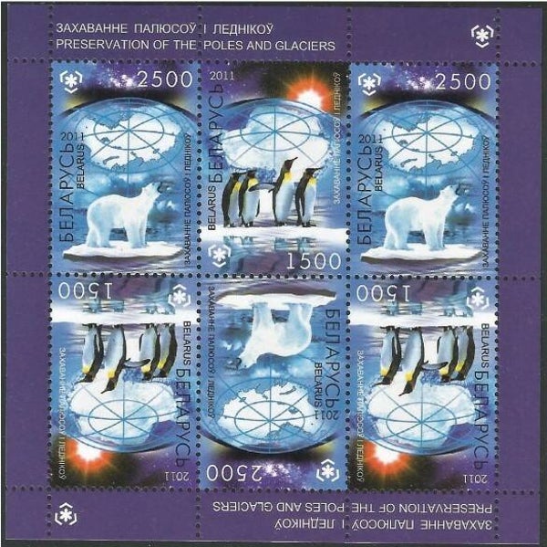 Birds Penguins 2011 Belarus miniature sheet 2