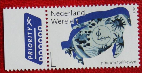 Birds Penguins 2011 Netherlands stamp