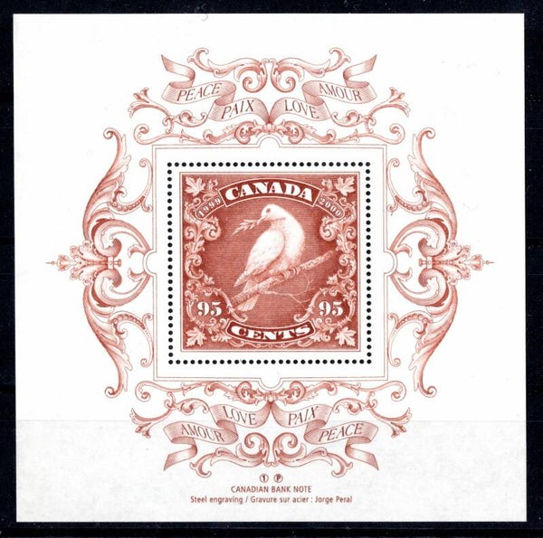 Birds Pigeons 2000 Canada block