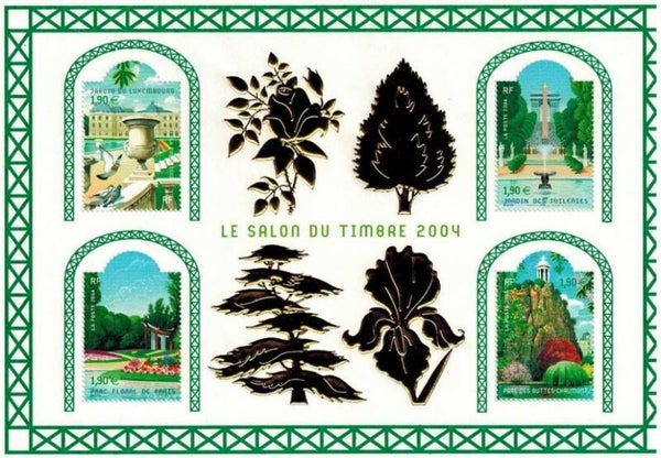 Birds Pigeons 2004 France miniature sheet