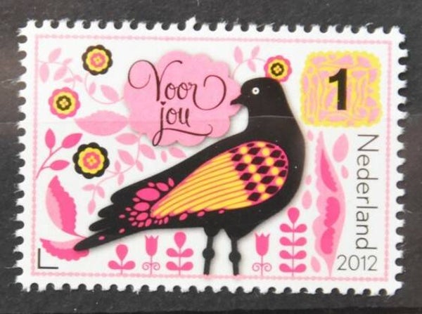 Birds Pigeons 2012 Netherlands stamp