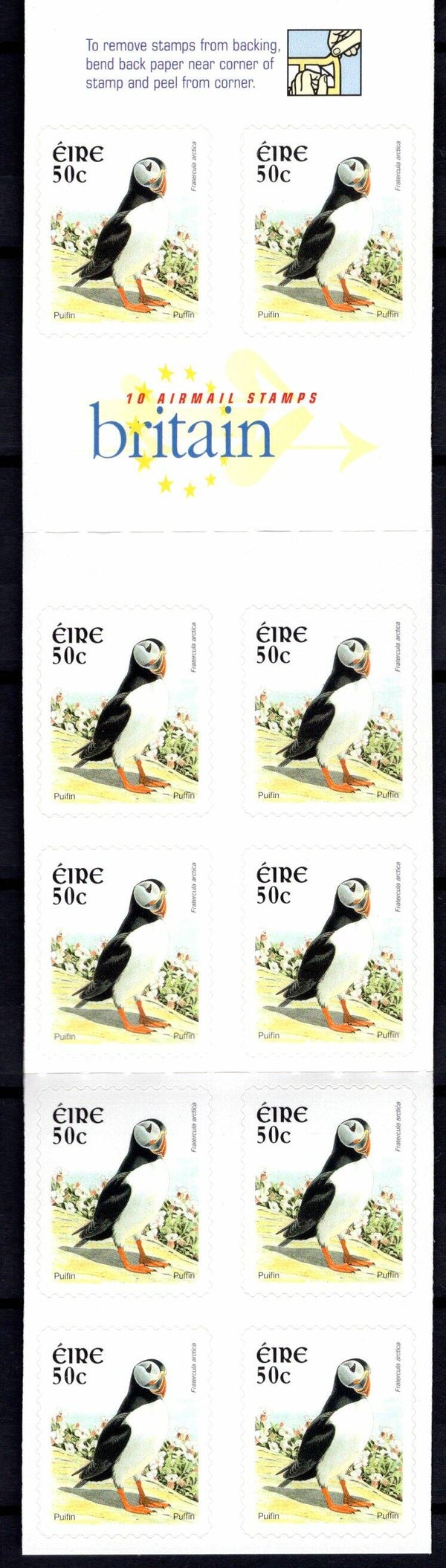 Birds Puffins 2004 Ireland booklet