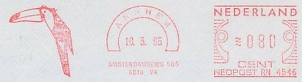 Birds Toucans 1995 Netherlands meter 2