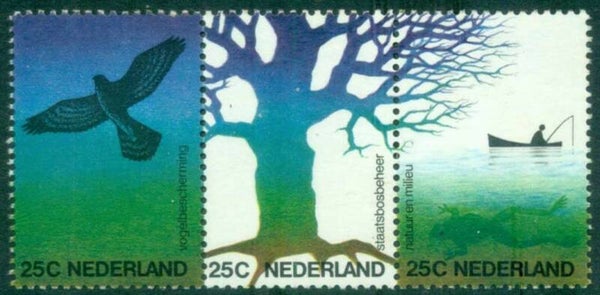 Birds of Prey 1974 Netherlands strip of 3