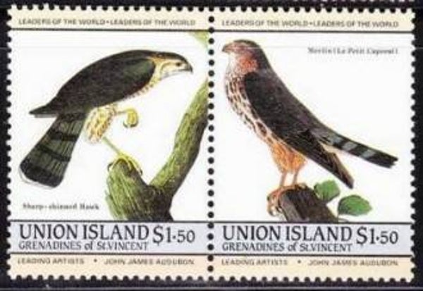 Birds of Prey 1985 Union Island strip of 2