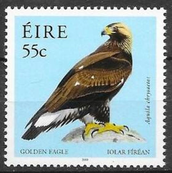 Birds of Prey (Aquila chrysaetos) Golden Eagle 2010 Ireland stamp