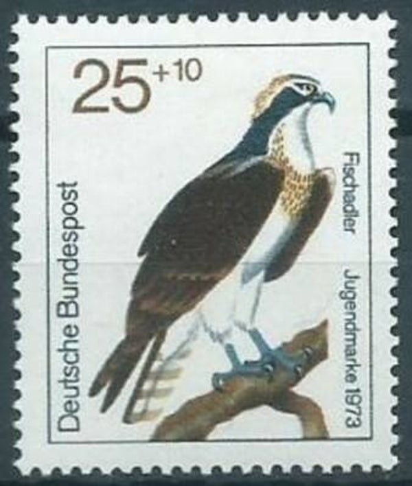 Birds of Prey (Pandion haliaetus) Western Osprey 1973 Germany stamp