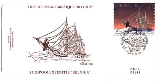 Transport Ships Belgica 1997 Belgium FDC