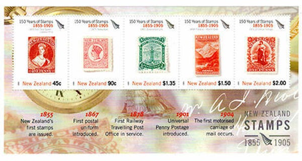 Architecture Lighthouses 2005 New Zealand souvenir sheet