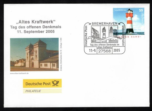 Lighthouses 2005 Germany FDC 1 (D-Vuu001)