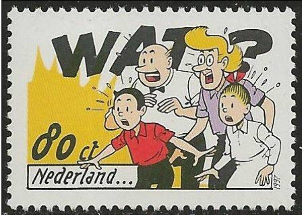 Arts Cartoons Comics BD Suske & Wiske by Willy Vandersteen 1997 Netherlands stamp