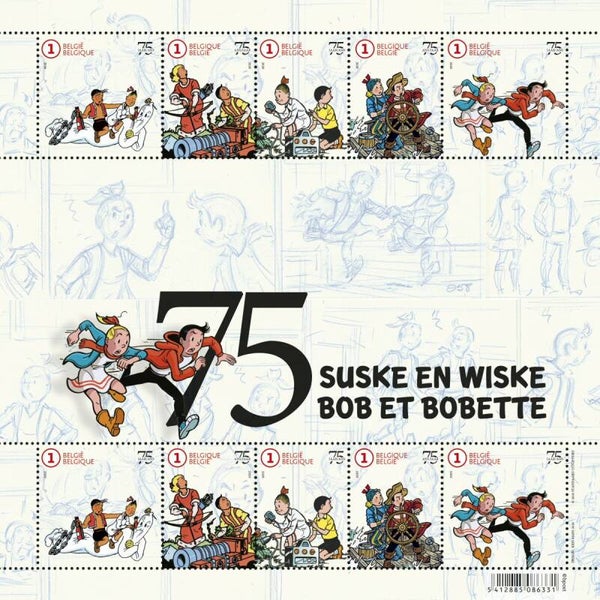 Arts Cartoons Comics BD Suske en Wiske by Willy Vandersteen 2020 Belgium sheet