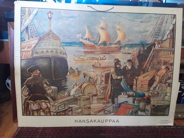 Opetustaulu "Hansakauppaa"