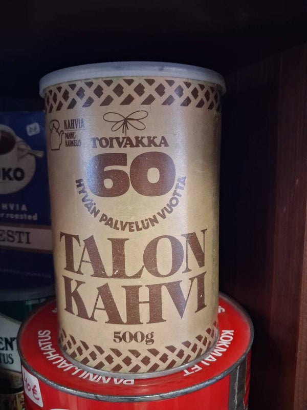 Toivakka 60 Talon Kahvi peltipurkki