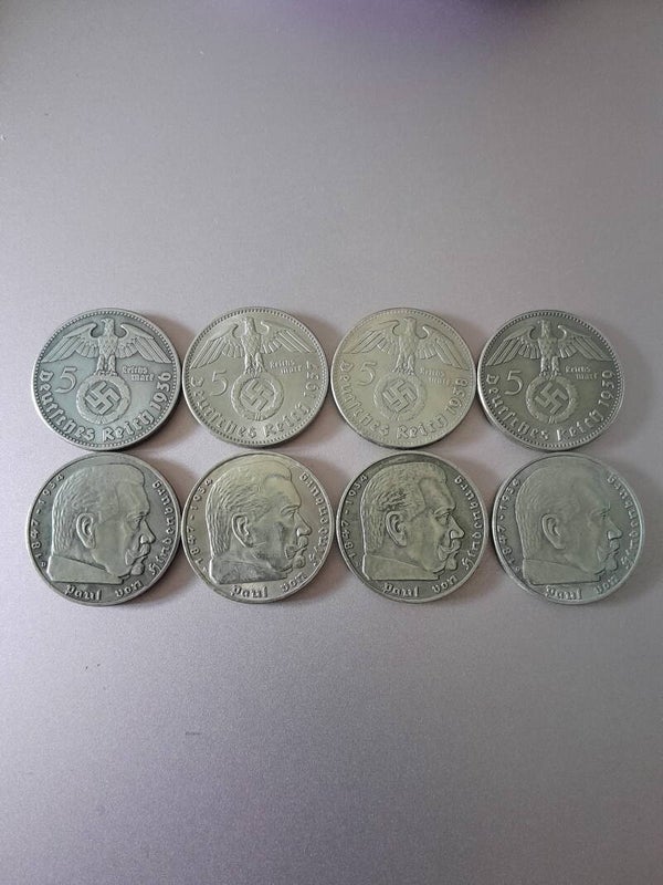 5 markkaa/ Saksa, hopeiset keräilykolikot.
