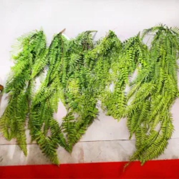 Hanging fern strands for decoration