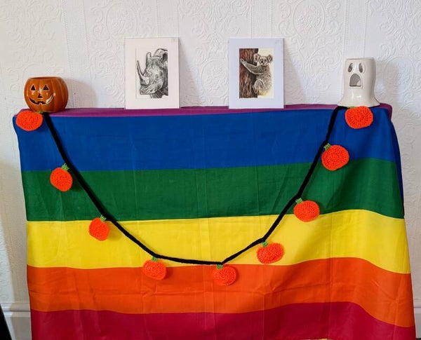 Halloween pumpkin garland/bunting