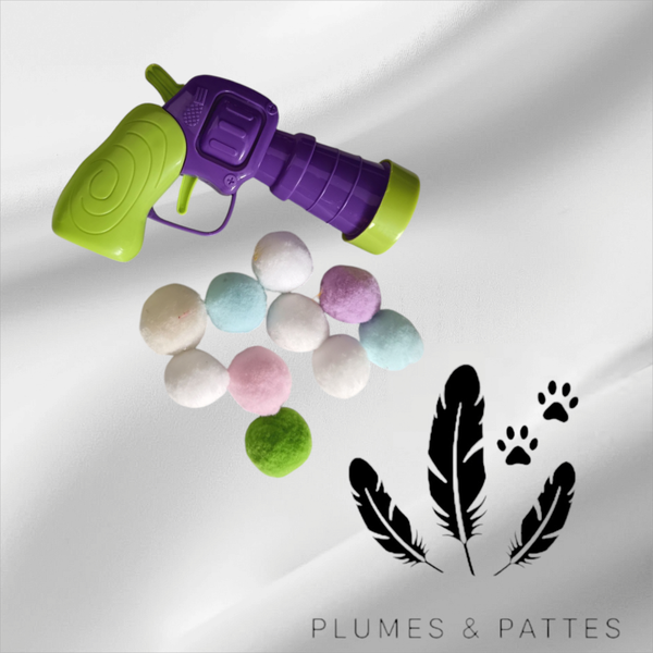 Lance balle pour  chat
