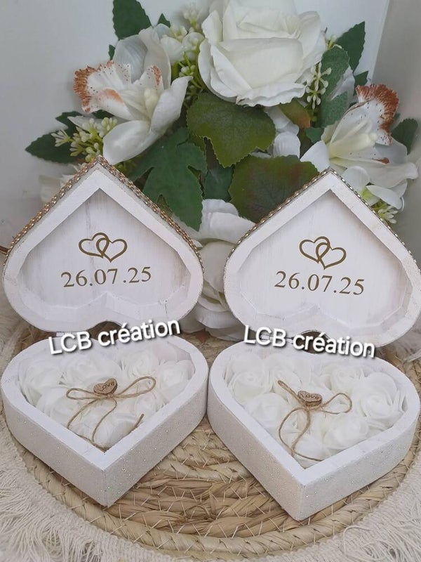 Porte alliance cœur individuel (duo)