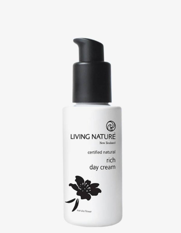 Living Nature, Reichhaltige Tagescreme, BDIH, 50 ml