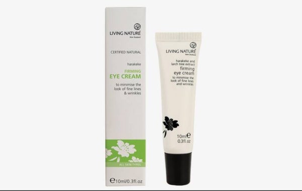 Living Nature, Straffende Augencreme, BDIH, 10 ml Tube
