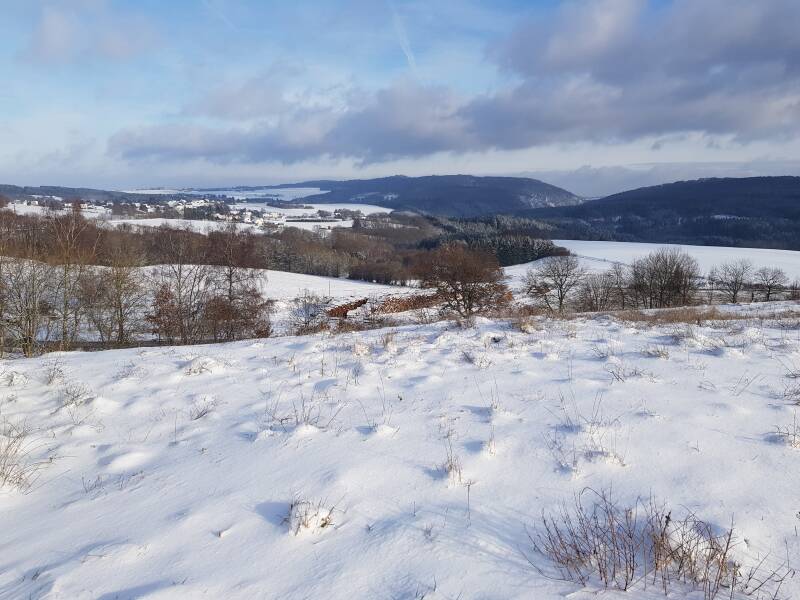 achtertuin in oude staat