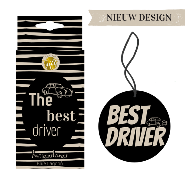 Autogeurhanger- Best Driver (Luxe Cadeauverpakking)