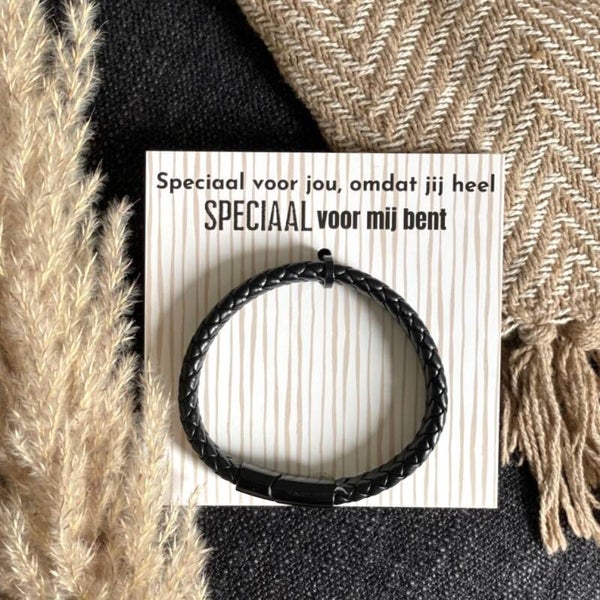 Gevlochten Herenarmband-Speciaal voor jou