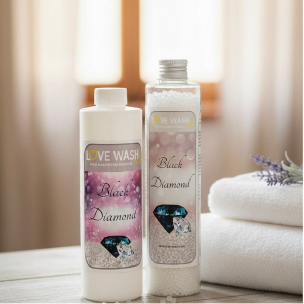 Love Wash Bundel-Wasparfum & Geurparels Black Diamond