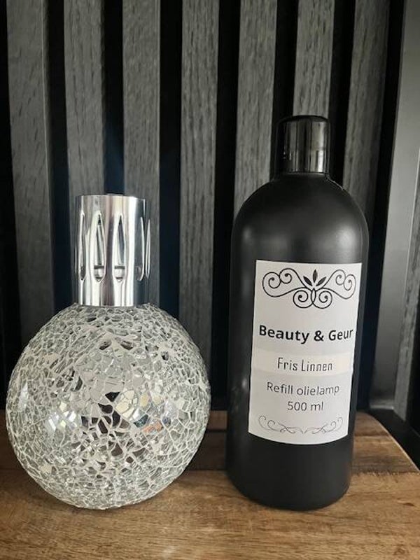 Geurbrander olie Fris Linnen 500 ml Huisparfum