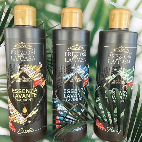 Preziosi Vloerreiniger Set-3x 235ml/Geuren:Exotic,Lotus & Purity