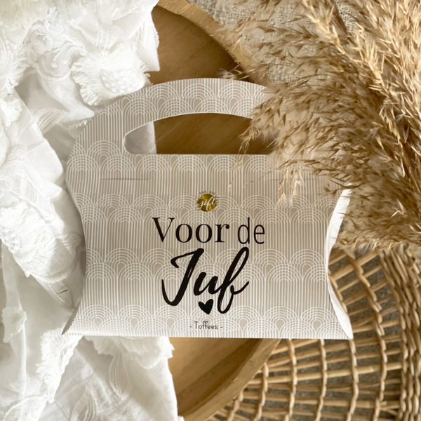 Luxe Snoeptasje - Juf ( Luxe Bedankje)